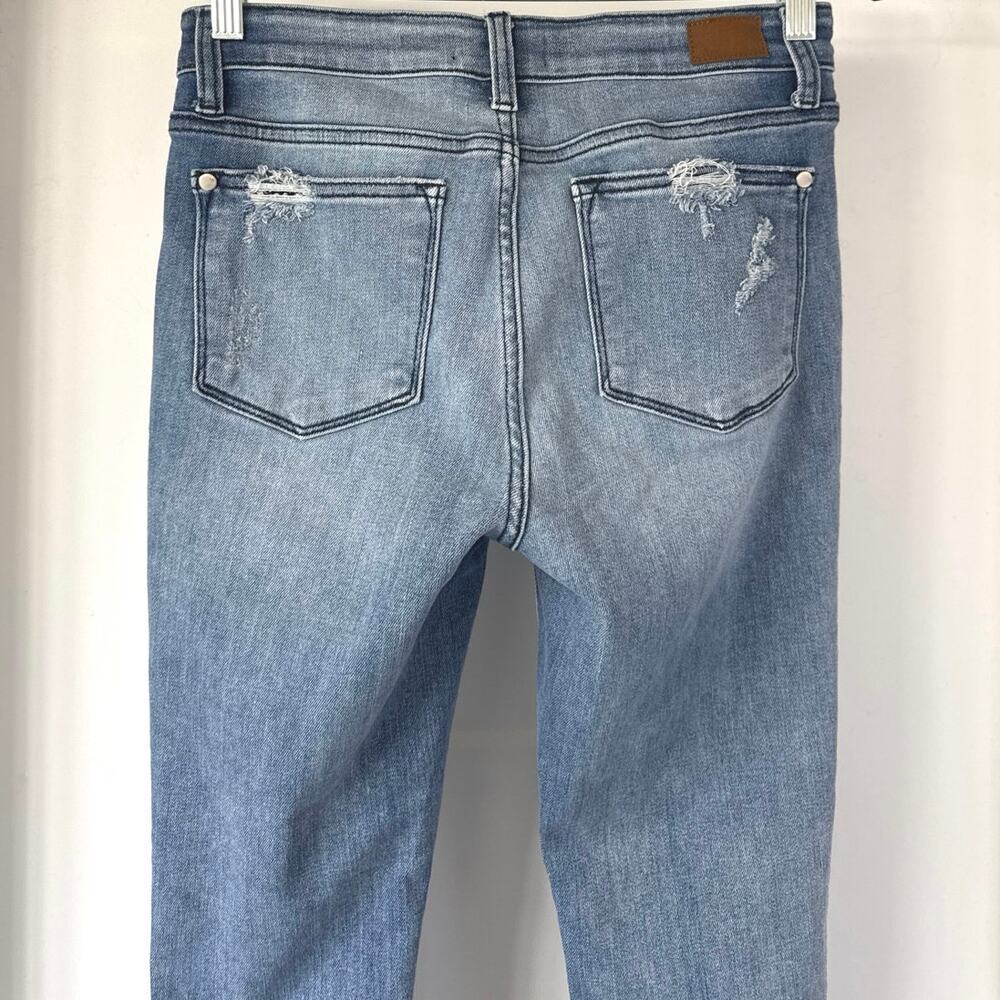 Judy Blue High Mid-Rise Skinny Jean Stretch Denim Size 5/27 JB82241MD - Picture 5 of 8